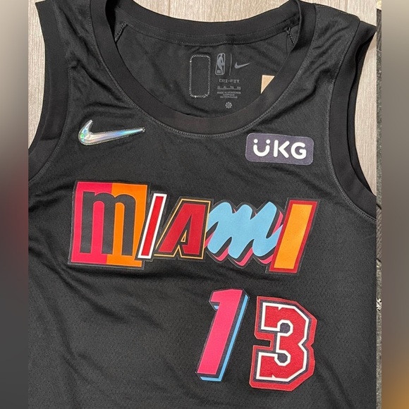 Bam Adebayo Nike Miami Heat Mashup Black Swingman Jersey Vice Classic Size XL - Picture 2 of 13